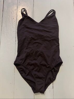 Lands' End Black One-Piece Swimsuit NWT size 14